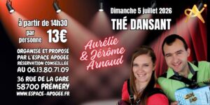 Aurélie et Jérôme Arnaud à l&rsquo;Espace Apogée