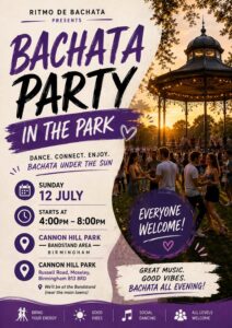 Bachata party in the park🌳🌸 Ritmo de Bachata💃🕺