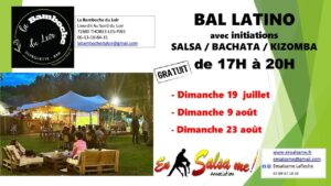 BAL LATINO DU DIMANCHE – GUINGUETTE LA BAMBOCHE DU LOIR