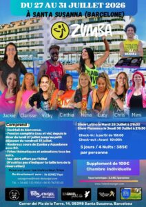 congrès Zumba été 2026 Santa Susanna