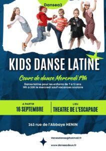 cours de danse latine 7/11 ans