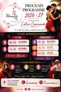 COURS DE DANSES LATINES