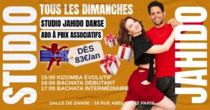 DimancheKizomba&Bachata1erCoursGratuit@ParisGaredeLyon!!!