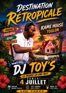 Dj Toy&rsquo;s @Kame House – Punch à 3€