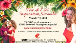 Fête de l&rsquo;été – Accessible à TOUS avec Inspiration Kizomba & Ori Tahiti