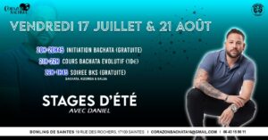 Initiation Bachata + cours et soiree BKS à Saintes