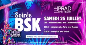 Initiation bachata & salsa Porto – Soirée BSk by PLAY @ le prad