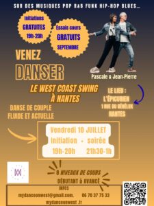 Initiation et soirée West coast swing Nantes