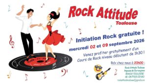 Initiation Rock gratuite à Toulouse ! Mercredi 9 septembre 2026 à 20h00