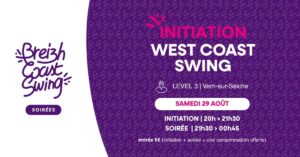INITIATION + SOIREE 100% WEST COAST SWING 🕺