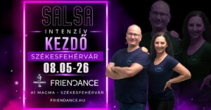 Intenzív KEZDŐ SALSA nyári tanfolyam 4 alkalom