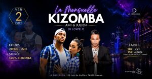 La Mensuelle Kizomba d&rsquo;Octobre à La Descarga