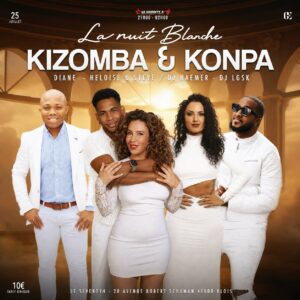 🌛LA NUIT BLANCHE DE BLOIS – KONPA & KIZOMBA – COURS + SOIREE