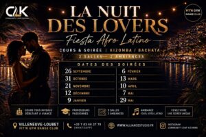 La nuit des lovers – soirée kizomba et bachata / Afro Latino