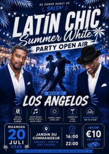 Latin chic summer white party