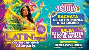Latin&rsquo;ish Zomercarnaval Afterparty