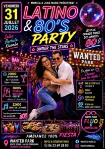 LATINO & 80&rsquo;S PARTY ✨ UNDER THE STARTS ✨