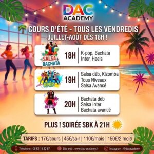 Les Cours d’Été de la Dac Academy à Vannes