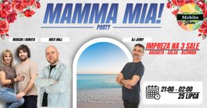 MAMMA MIA! Bachata • Kizomba • Salsa W SZKOLE TAŃCA MOHITO GLIWICE