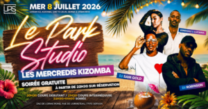 Mercredi 8 Juillet – Les Mercredis Kizomba – Park Studio