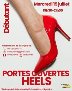 Portes ouvertes Sensu&rsquo;heels Limoges – Danse Heels