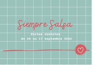 PORTES OUVERTES SIEMPRE SALSA 2026-2027