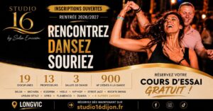 🎉 Rentrée Danse 2026 • Studio 16 Dijon | Cours d&rsquo;essai offert