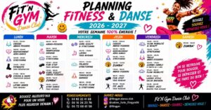 RENTREE FITNESS ZUMBA PILATES….. SEMAINE DECOUVERTE DU 07 AU 18 SEPTEMBRE AU FIT&rsquo;N GYM DANSE CLUB