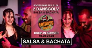 Salsa & Bachata drop-in 17 juli på Stockholm Salsa Dance!