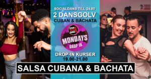 Salsa Cubana & Bachata drop-in 13 juli på Stockholm Salsa Dance!