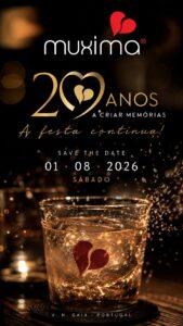 SAVE THE DATE – 01 AGOSTO 2026 – ✨ 20 ANOS A CRIAR MEMÓRIAS ✨