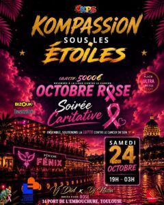 Soirée Caricative – Octobre Rose « Luttons contre le cancer »