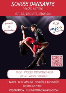 Soirée dansante « danses latinos » 26 septembre