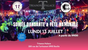 Soirée dansante du 13 juillet au Trianon à Seclin