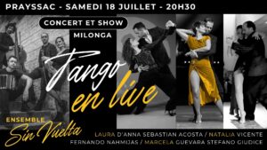 Soirée d&rsquo;ouverture du Festival de Prayssac – concert, show et milonga