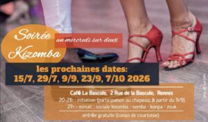 Soirée Kizomba – les mercredis à La Bascule