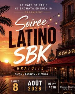 Soirée Latino Salsa Bachata Kizomba , Café de Paris x Bachata Energy 19