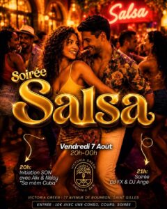 Soirée SALSA ✨🇨🇺🔥 au Victoria Green