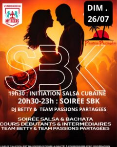 SOIREE SBK – INITIATION SALSA CUBAINE – MY BEERS VENDENHEIM
