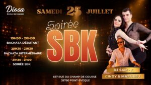SOIRÉE SBK – SAMEDI 25 JUILLET – DIOSA