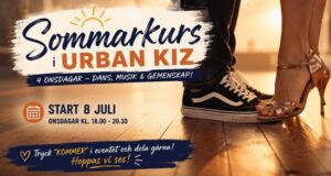 Sommarkurs i urban kiz – musikalitet och variationer – lektion+socialdans