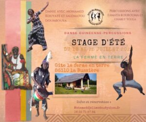 Stage d&rsquo;été 2026 avec Mohamed Kouyaté, le ferme en terre