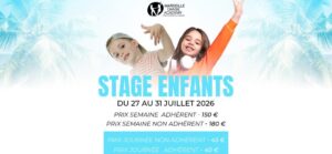 Stage enfants été – 27 au 31 juillet MDA