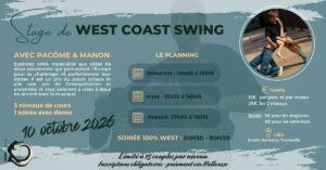 Stage et Soirée WCS avec Manon et Pacôme – CHERBOURG