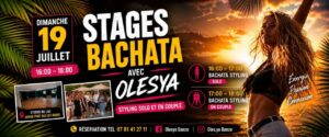 Stages Bachata Solo & en Couple à Aix avec Olesya