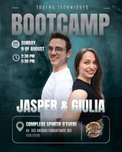 Sunday Brazilian Zouk Bootcamp (Toalha Techniques) by QuieroBailar