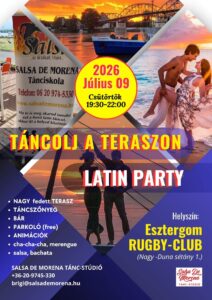 TÁNCOLJ A TERASZON☀️ FIESTA EN LA TERAZZA 🌅 Július 9.-én✅