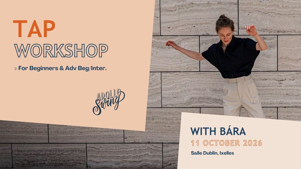 Tap dance workshop with Bára in Brussels