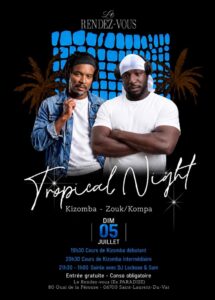 Tropical Night Kizomba Zouk Kompa
