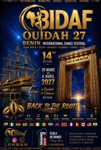 🌍 Voyage Annuel Feeling Dance Studio – BIDAF 2027 🇧🇯 Danse • Culture • Partage • Solidarité